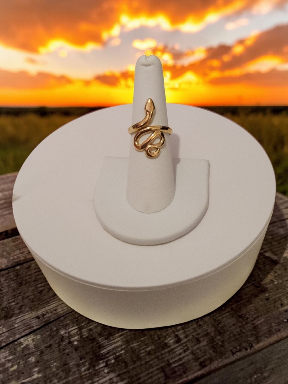 New Plunder Exclusive Gold Snake Wrap Ring